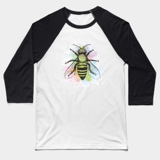 Watercolor Honey Bee Baseball T-Shirt